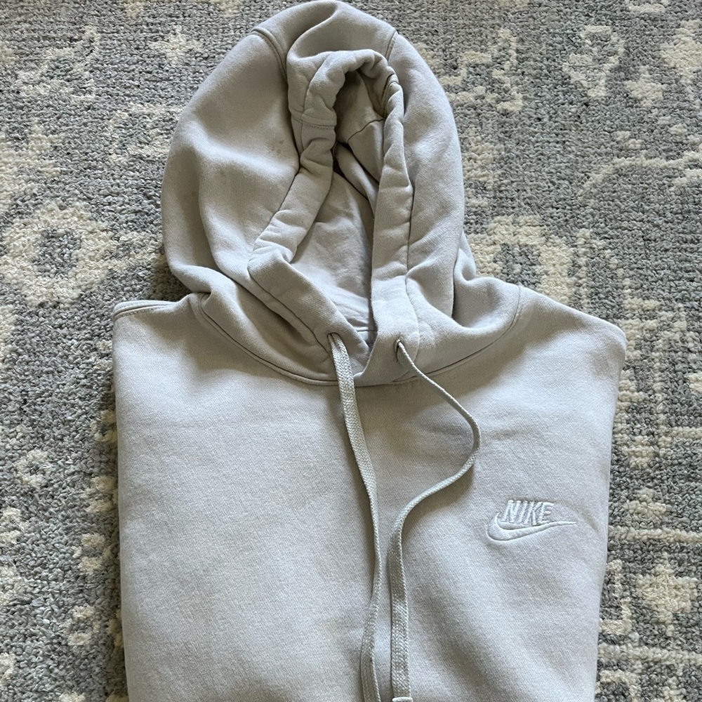 2 Nike club fleece hoodies slightly worn.